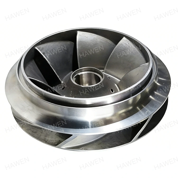 Rustfritt impeller